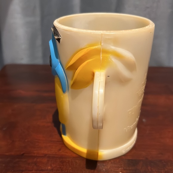 Vintage 1968 Flintstones Cartoon Cup or Mug Dino the Dinosaur Hanna-Barbera - Picture 3 of 12